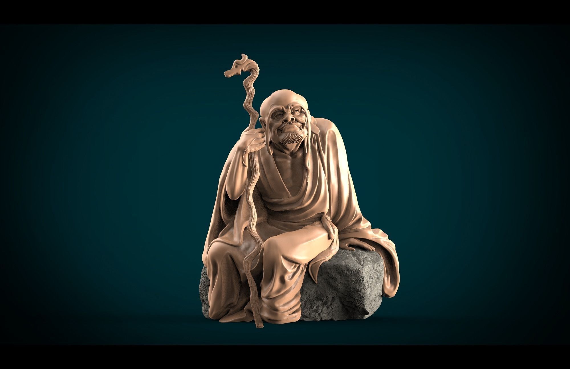 Buddhist 05 3D model_0