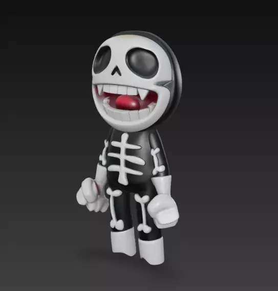 Bonesy Gorillaz 3D print model