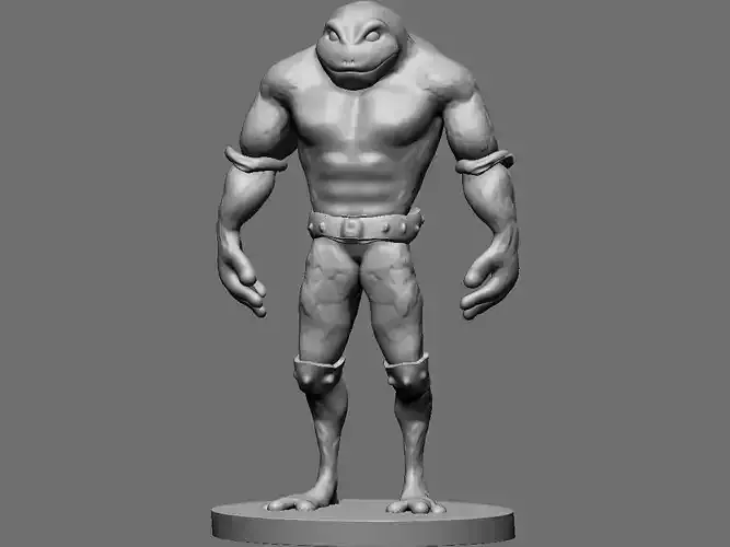 Battletoad humanoid