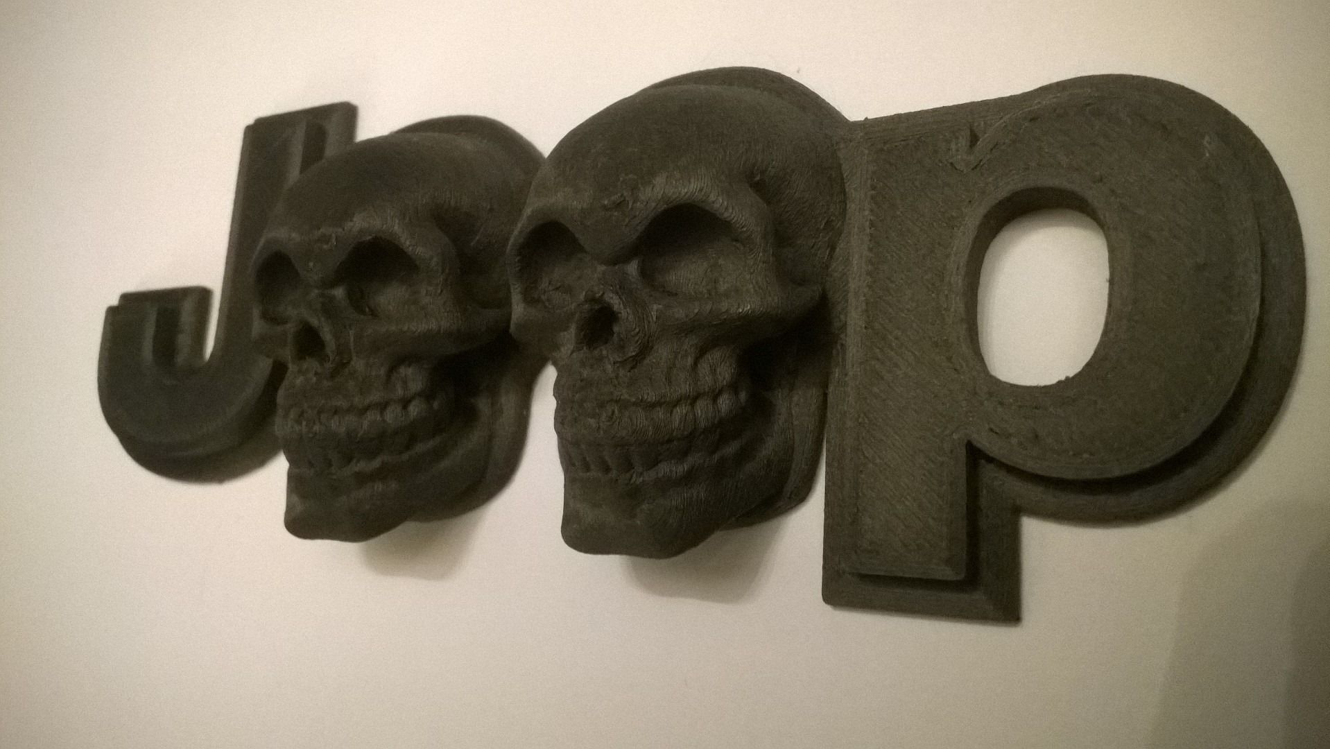 Jeep skull logo 3D print model_1