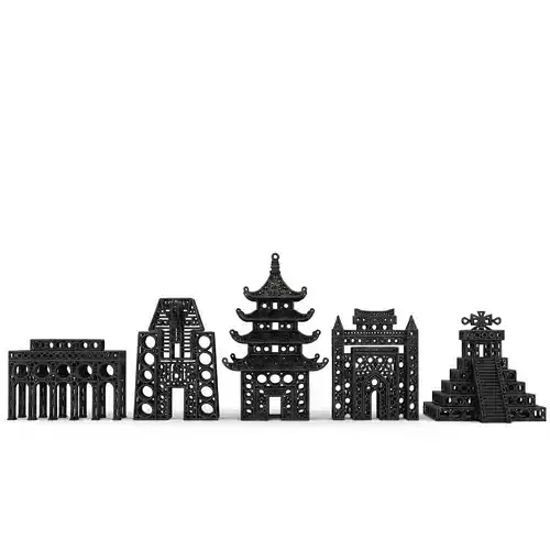 Global Architecture Styles 3D Model