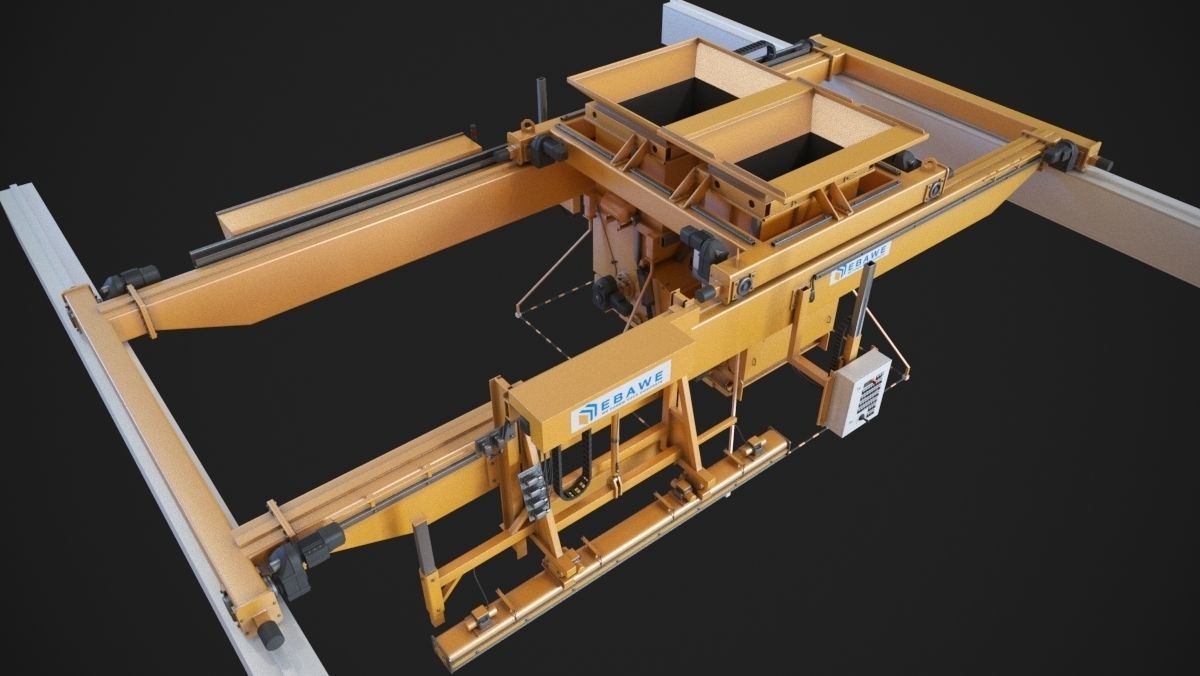 Concrete plant machine 3D print model_4