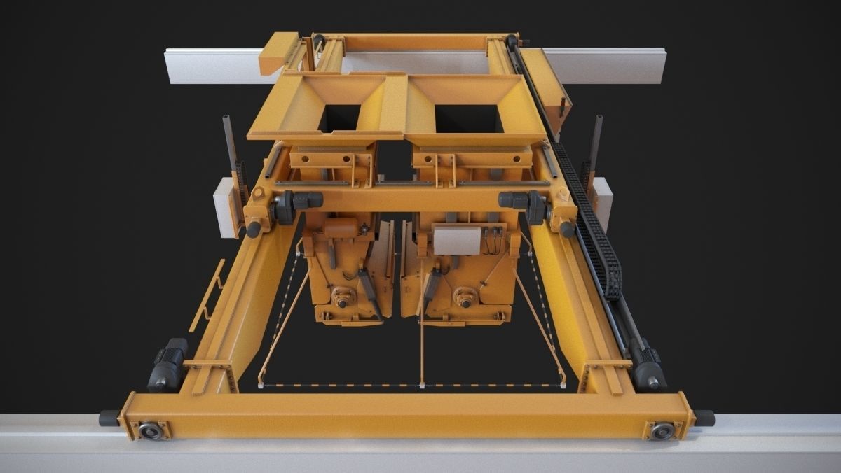 Concrete plant machine 3D print model_6