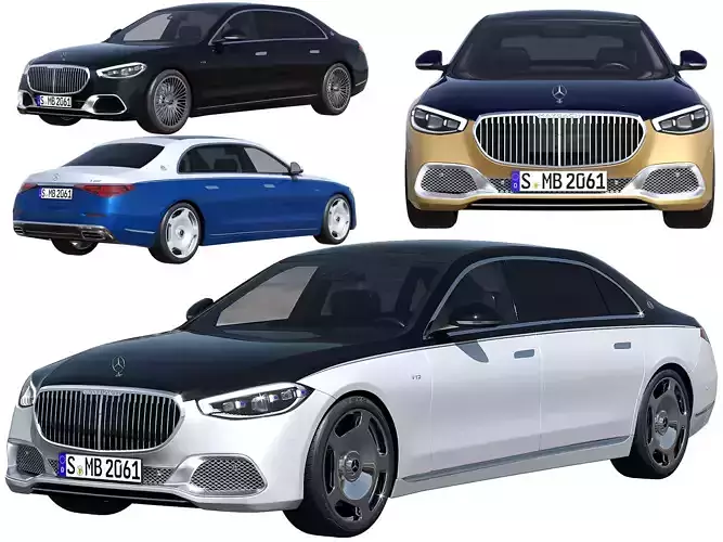 Mercedes-Maybach S680 V12 3D model