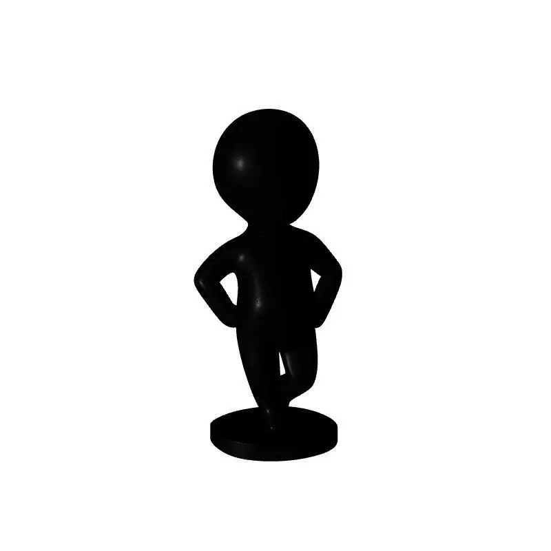 Sad Boy Dummy 3D Model 3D print model