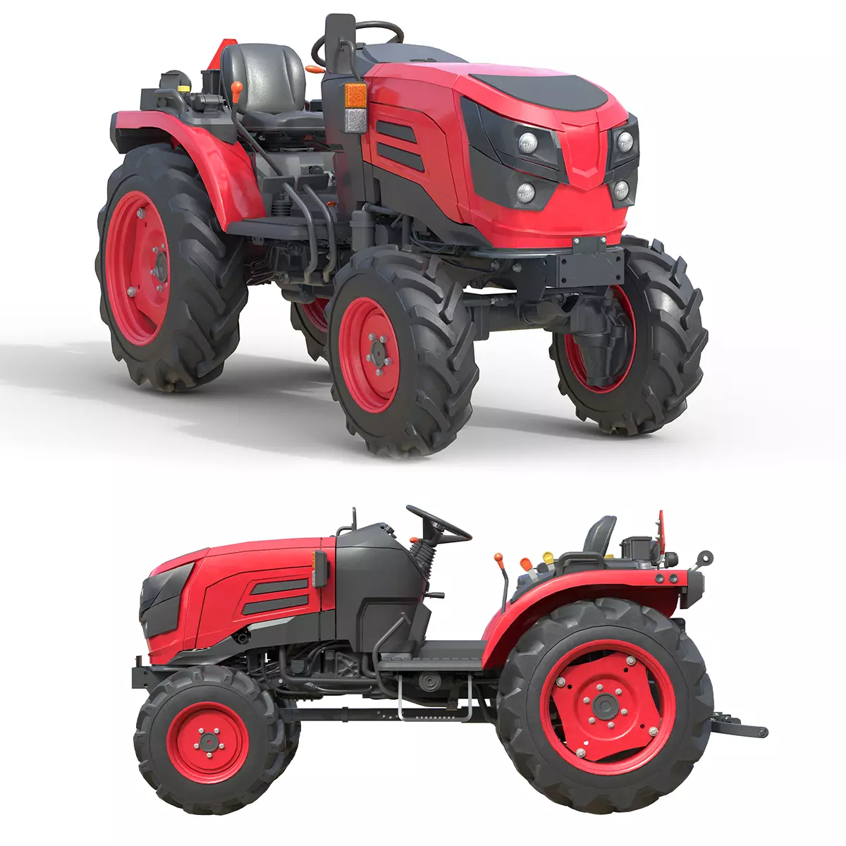 Mahindra Oja Low-poly 3D model