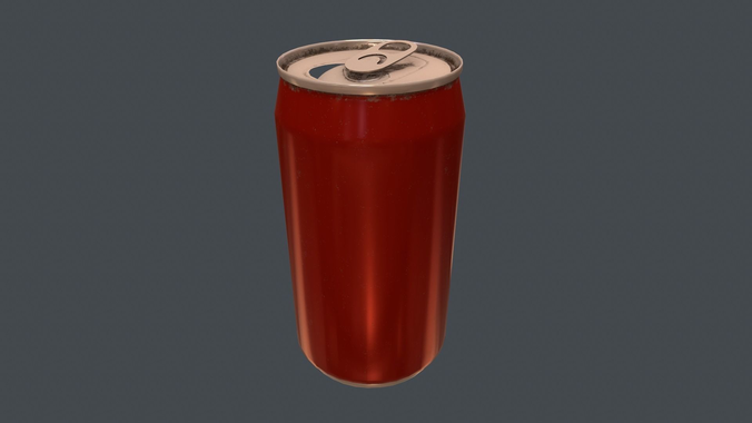 Soda Can - PBR Game Ready Low-poly 3D model