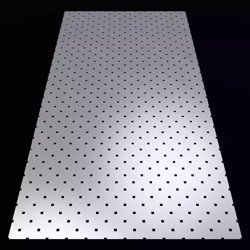 Perforated panel with 4 percent opening 25O126
