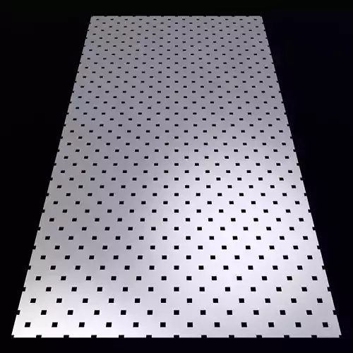 Perforated panel with 8 percent opening 25O127