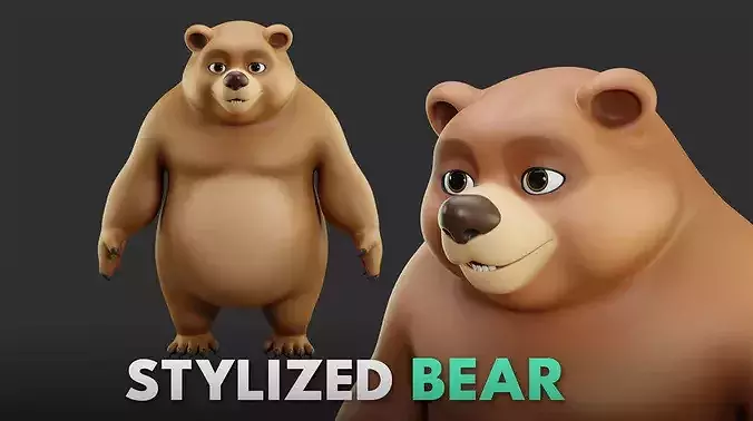 Bear II - Stylized Cartoon