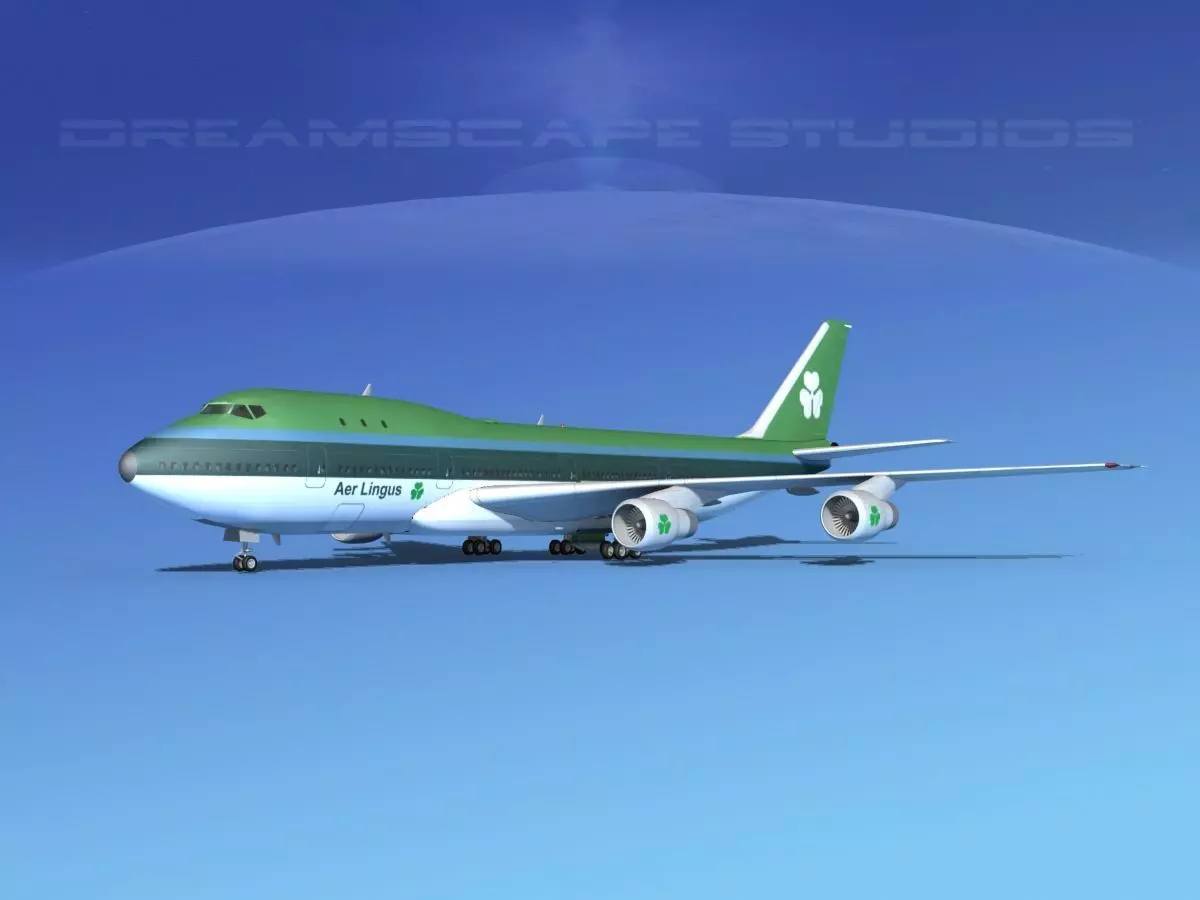 Boeing 747-100 Aer Lingus 3D model_0