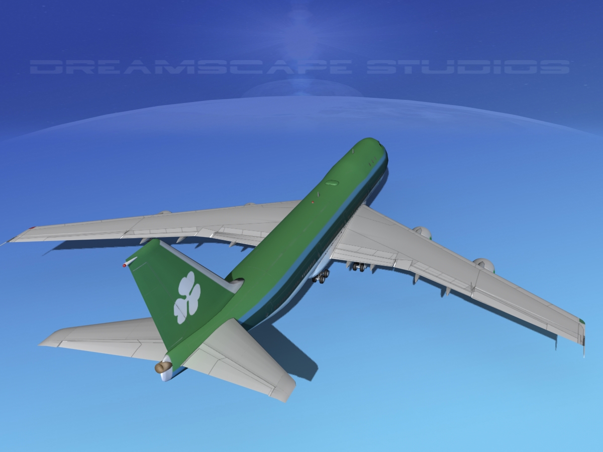 Boeing 747-100 Aer Lingus 3D model_6