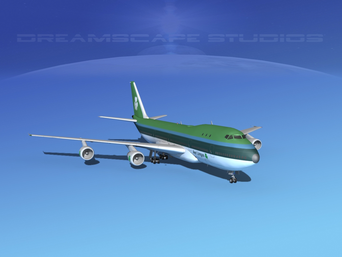 Boeing 747-100 Aer Lingus 3D model_2