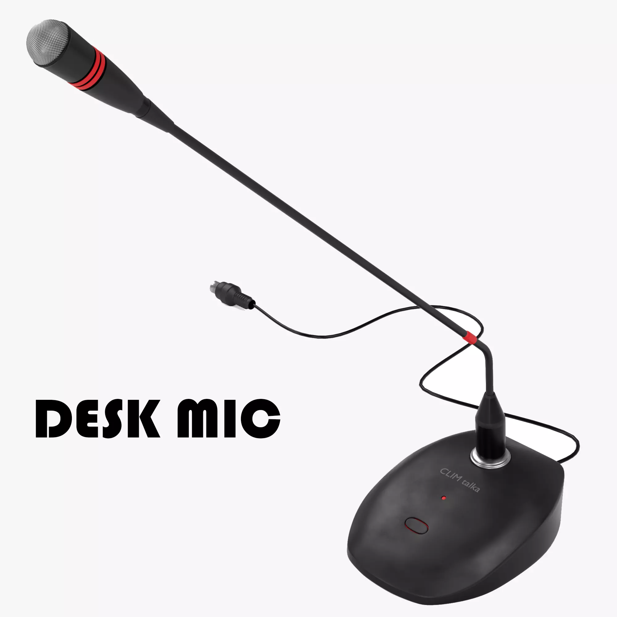 Desktop Microphone 3D model