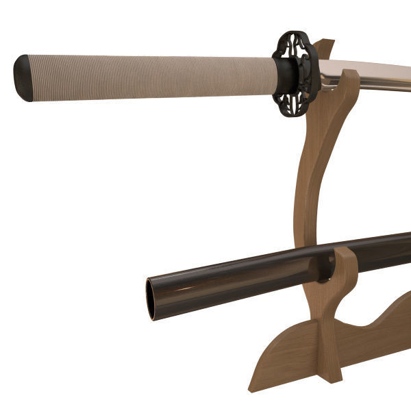 Samuray Sword 3D model_3