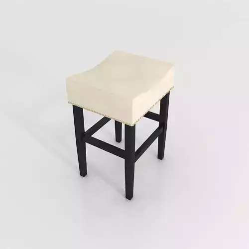 Chantal Leather Counter Stools - Ivory