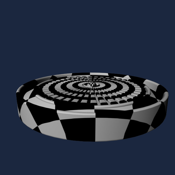 Rosette wheel 3D model_8