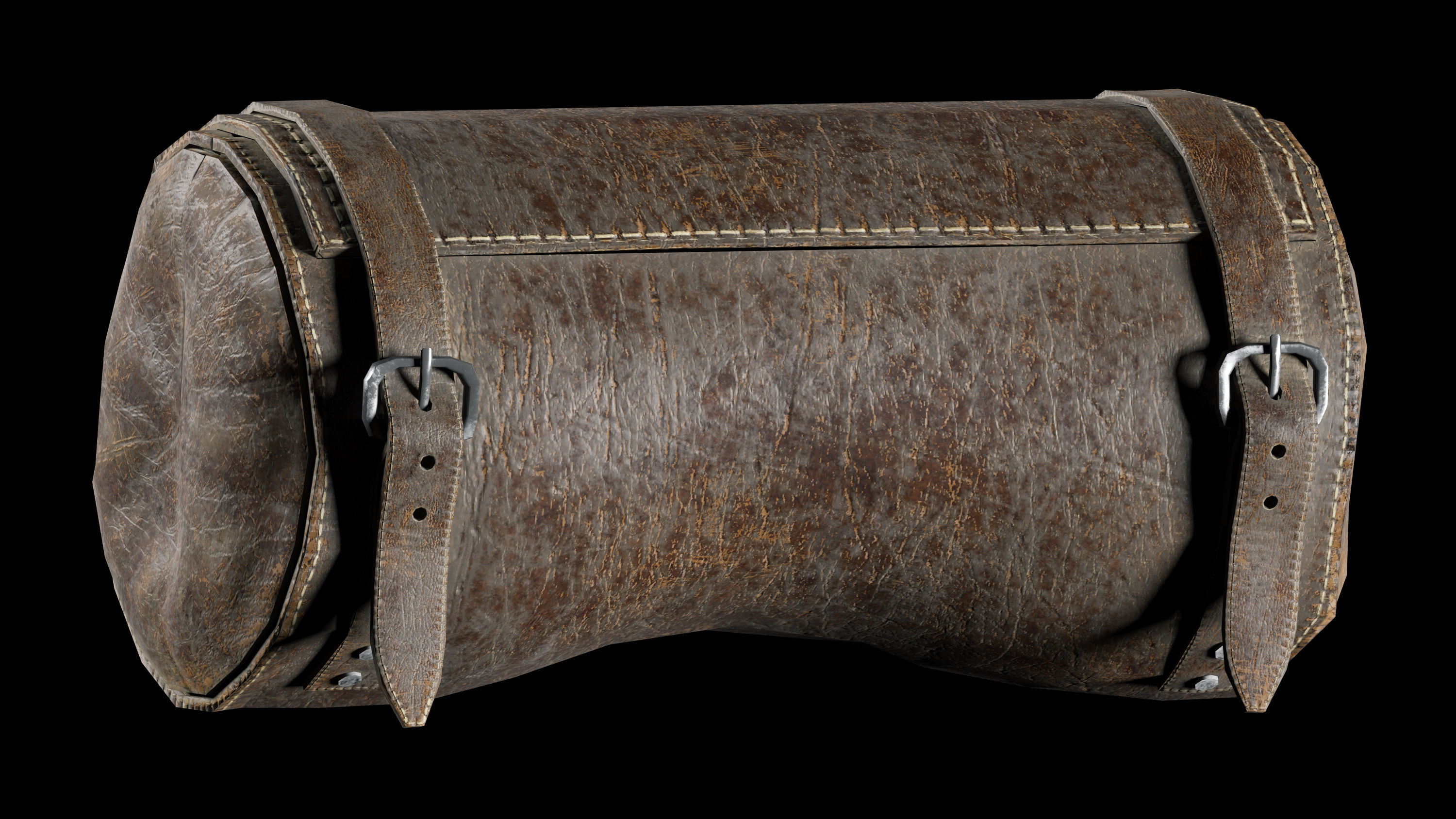 two bags Low-poly 3D model_5