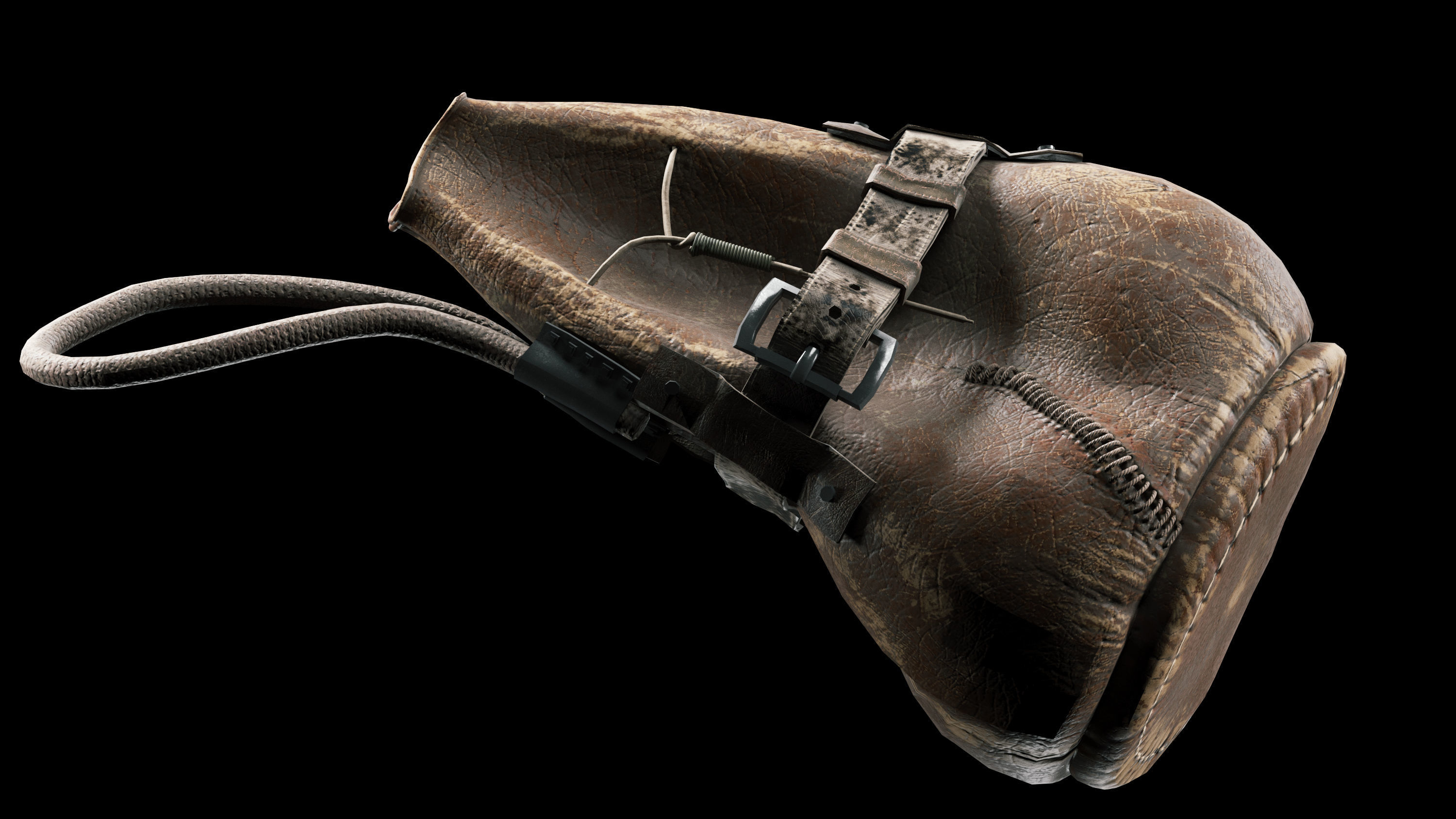 two bags Low-poly 3D model_13