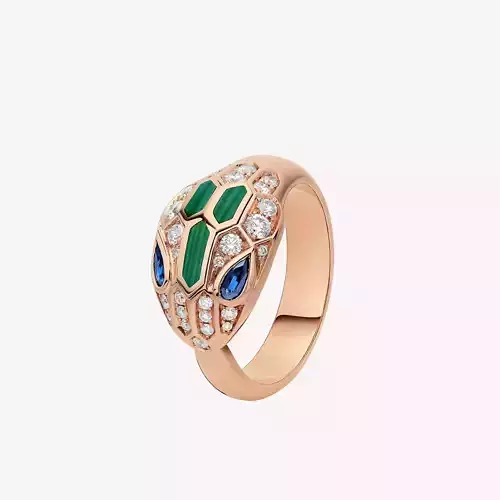 BULGARI - SERPENTI SEDUTTORI - RING 3D print model