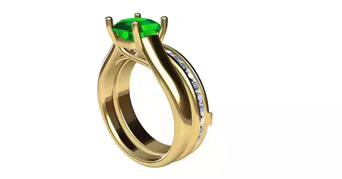 Square Engagement ring