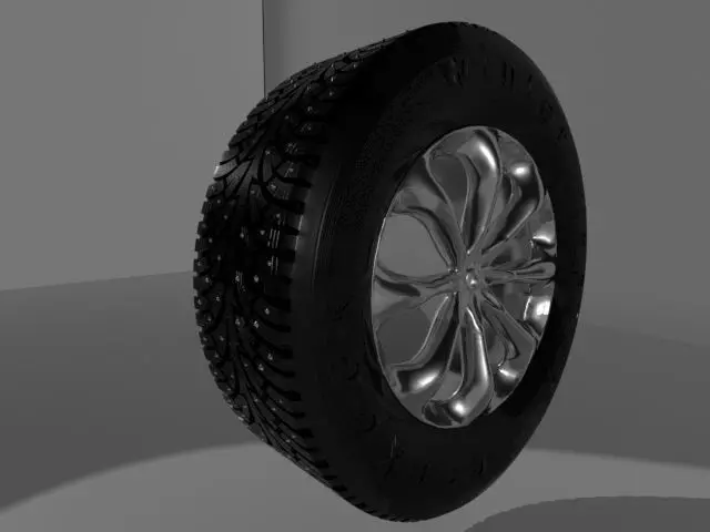 wheel tire 3D model