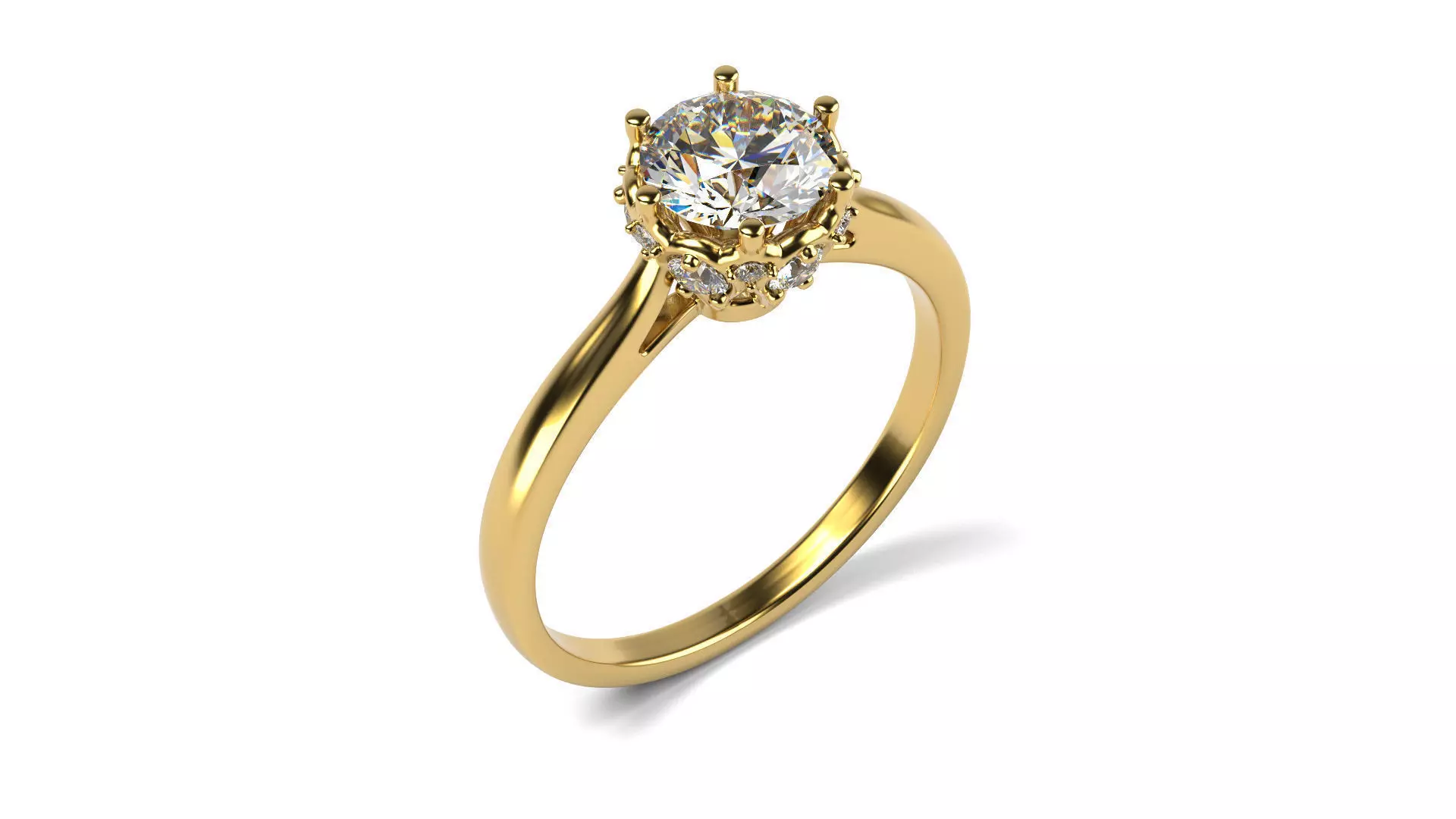 tear women ring 3D print model