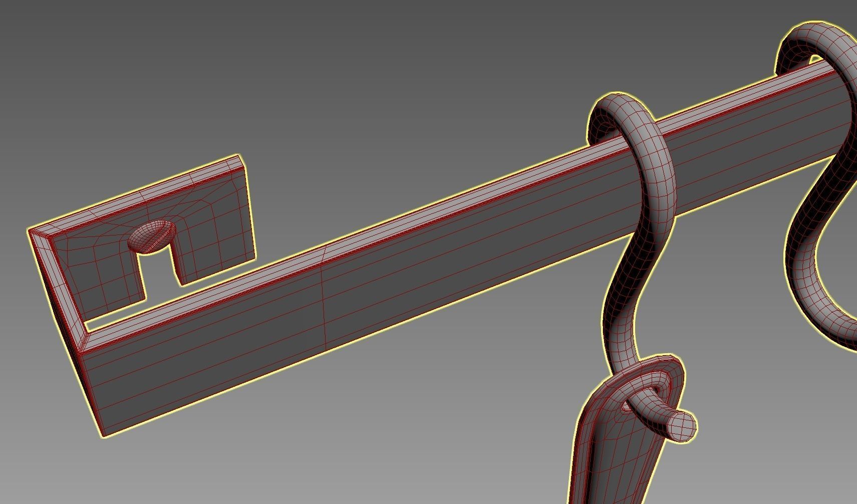 Ladles hanging up 3D model_5