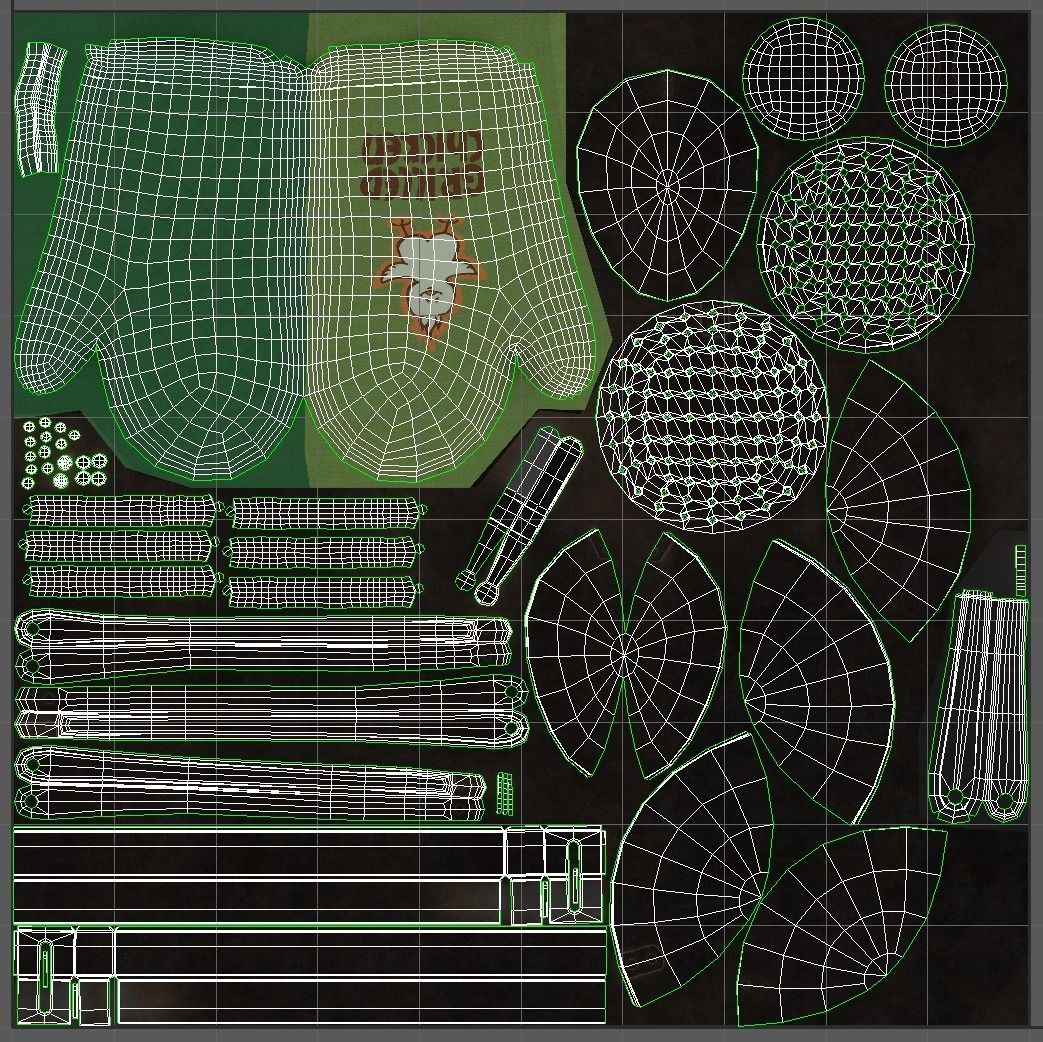 Ladles hanging up 3D model_7