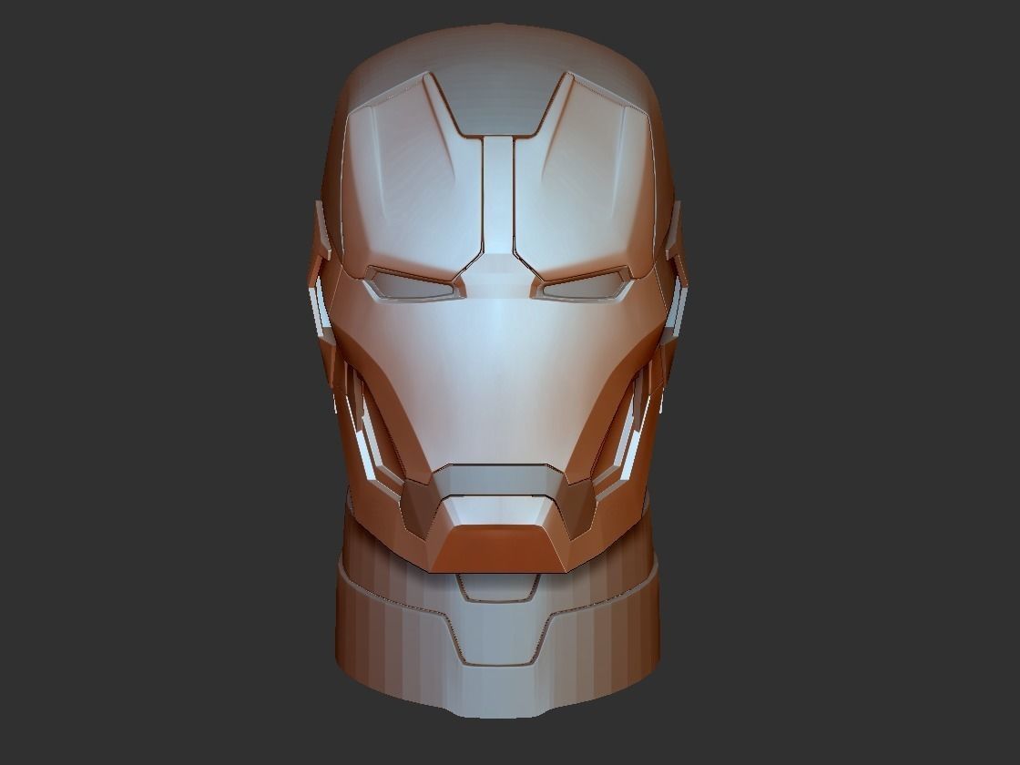 Head Ironman  3D model_2