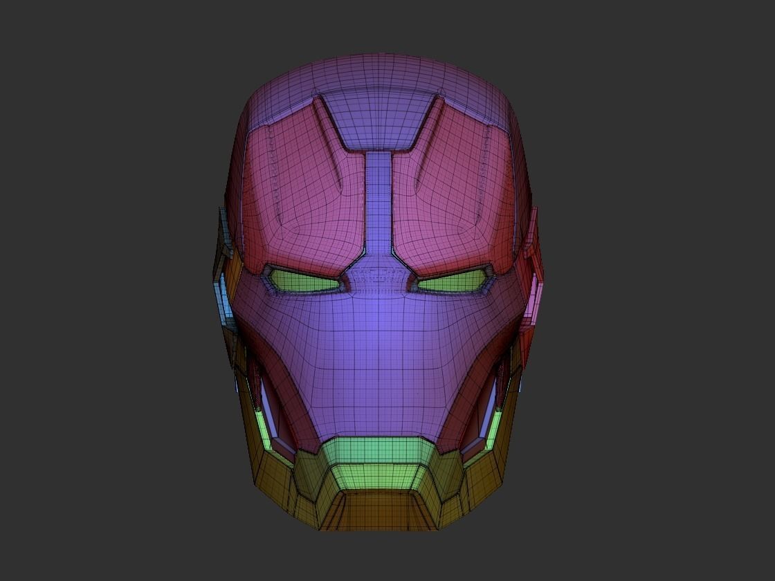 Head Ironman  3D model_3