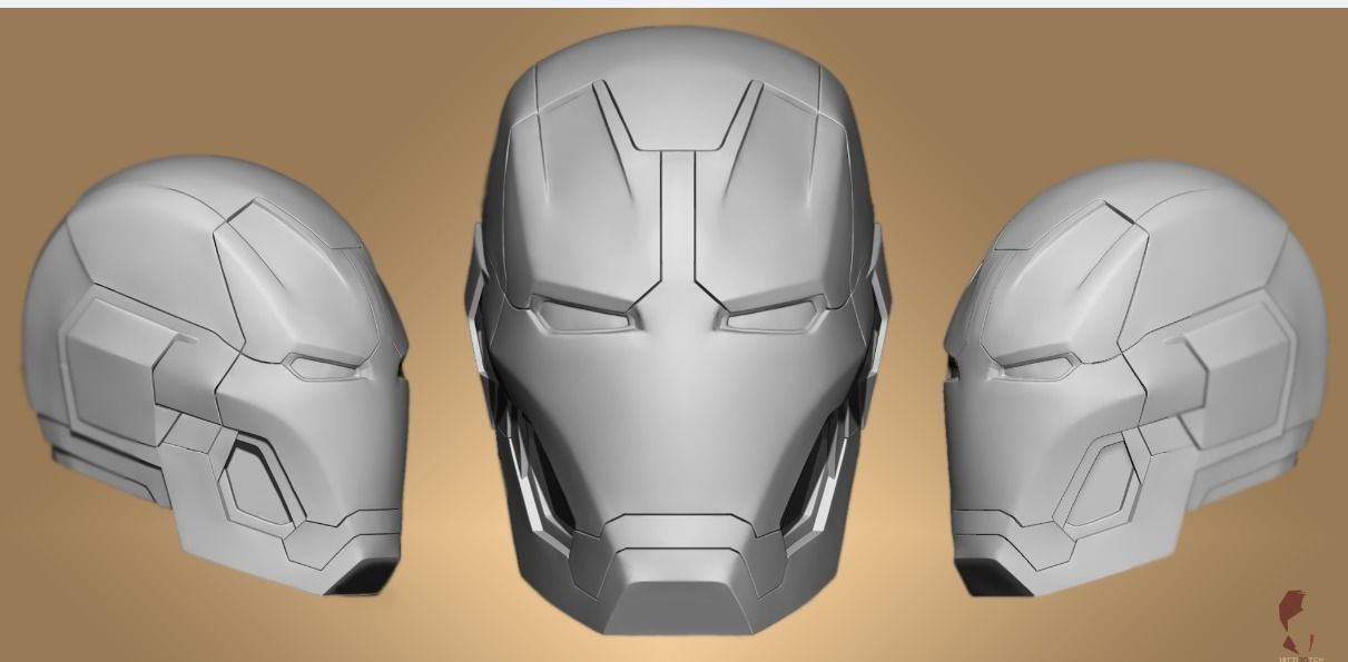 Head Ironman  3D model_0