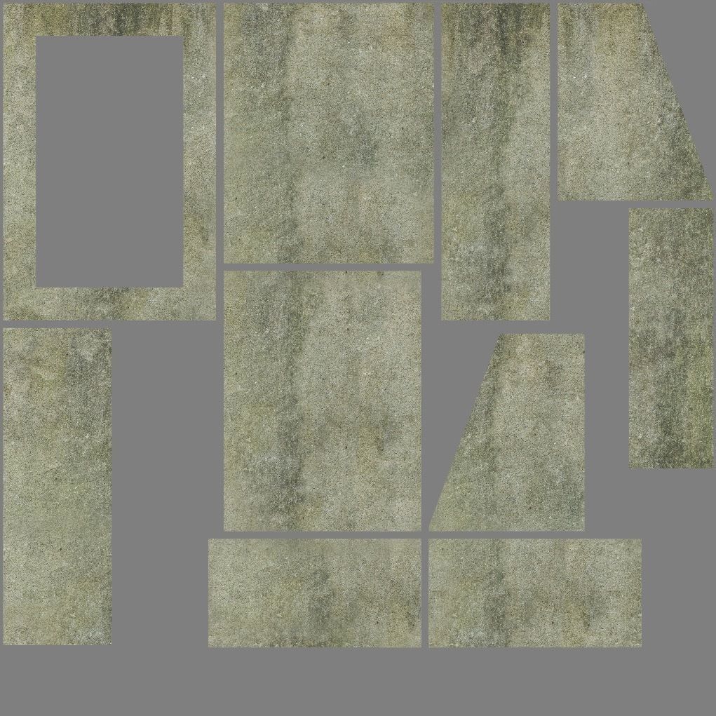 Gravestone 5 Low Poly Low-poly 3D model_3