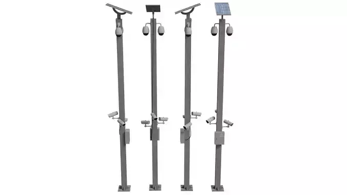 Security Cameras Pole
