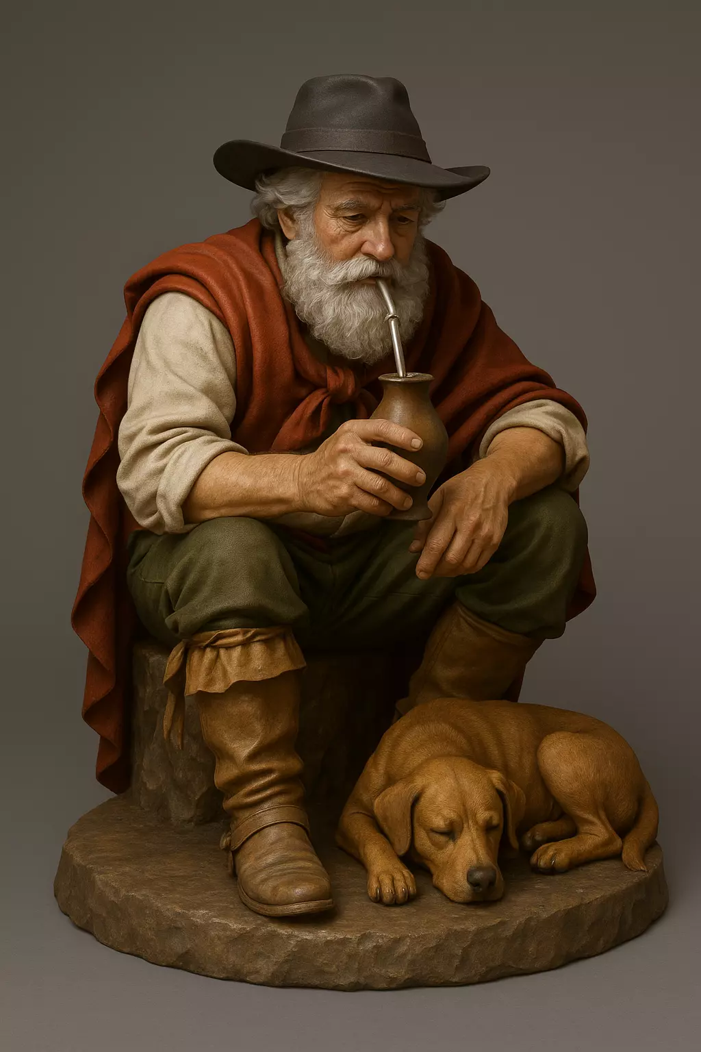 South American Gaucho Mate and Loyalty 3D print model