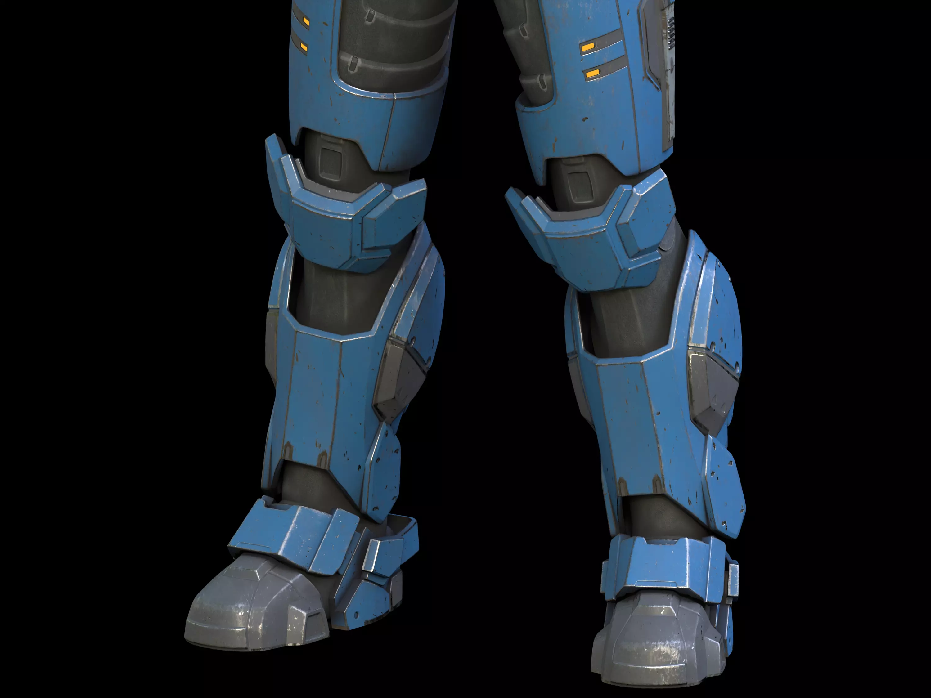 Type HAZ Knee pad 3d print file 3D print model