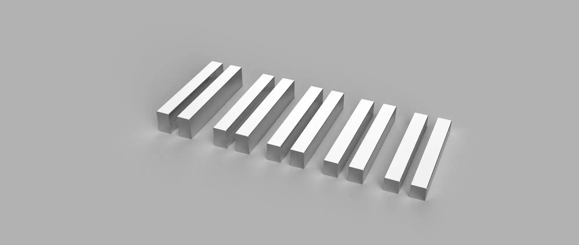 Printable Parallel Block Set Sizes 6 -10 Precision Setup Blocks 3D print model