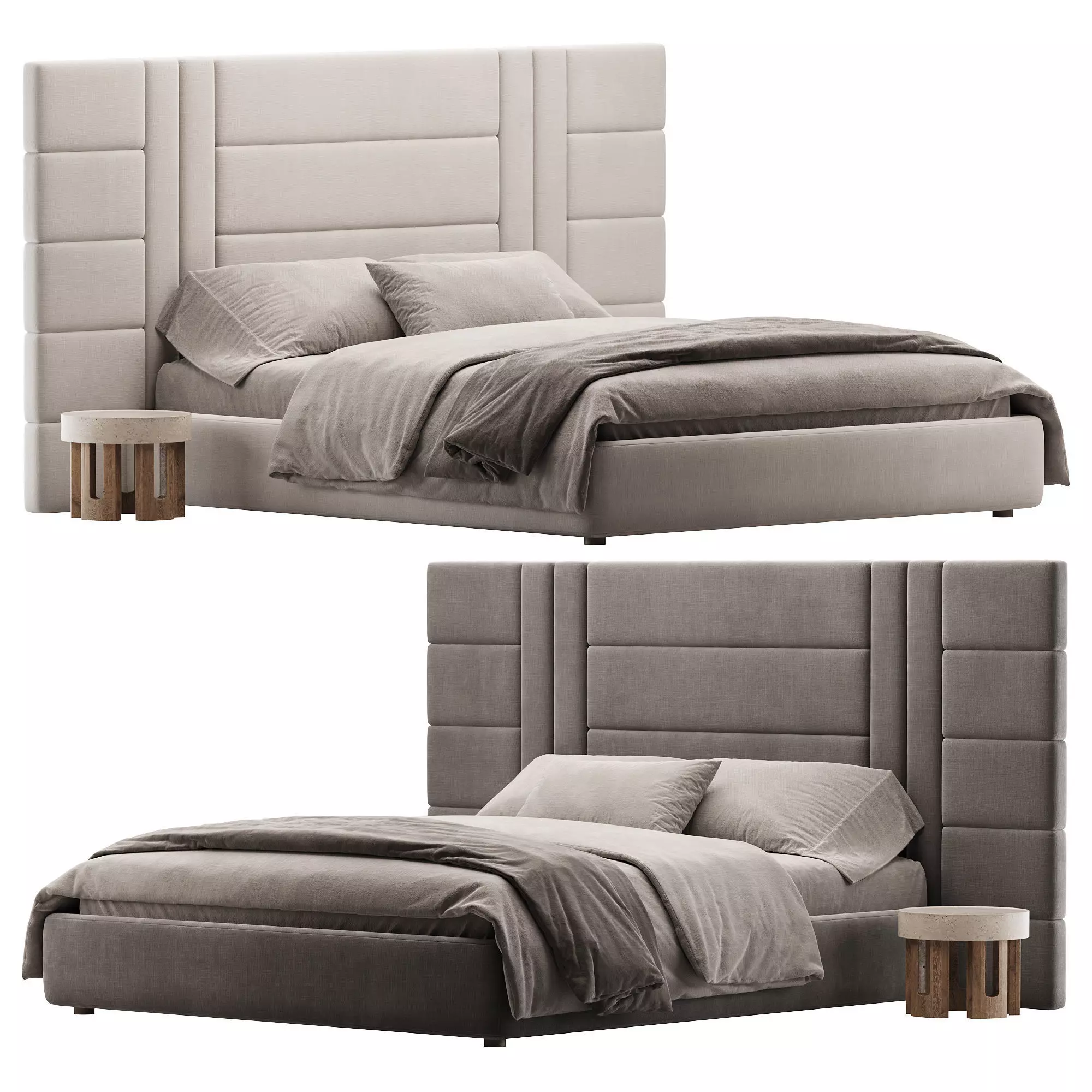 BED New York by tandem Low-poly 3D model