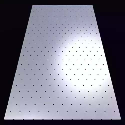 Perforated panel with 1 percent opening 25O133