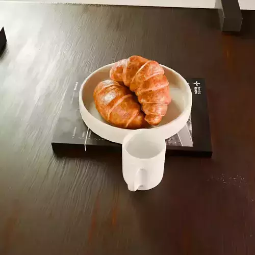 Croissant 3D model
