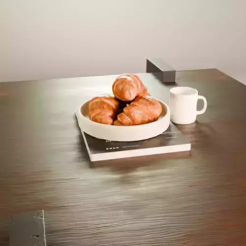 Croissant 3D model 7