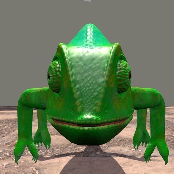 chameleon chameleon animal 3d model blender main 3D model_3