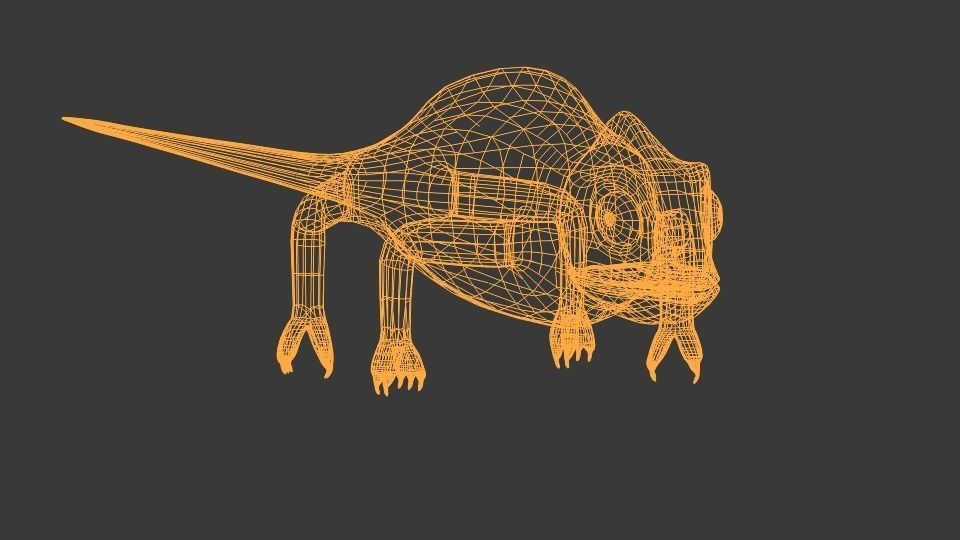 chameleon chameleon animal 3d model blender main 3D model_16
