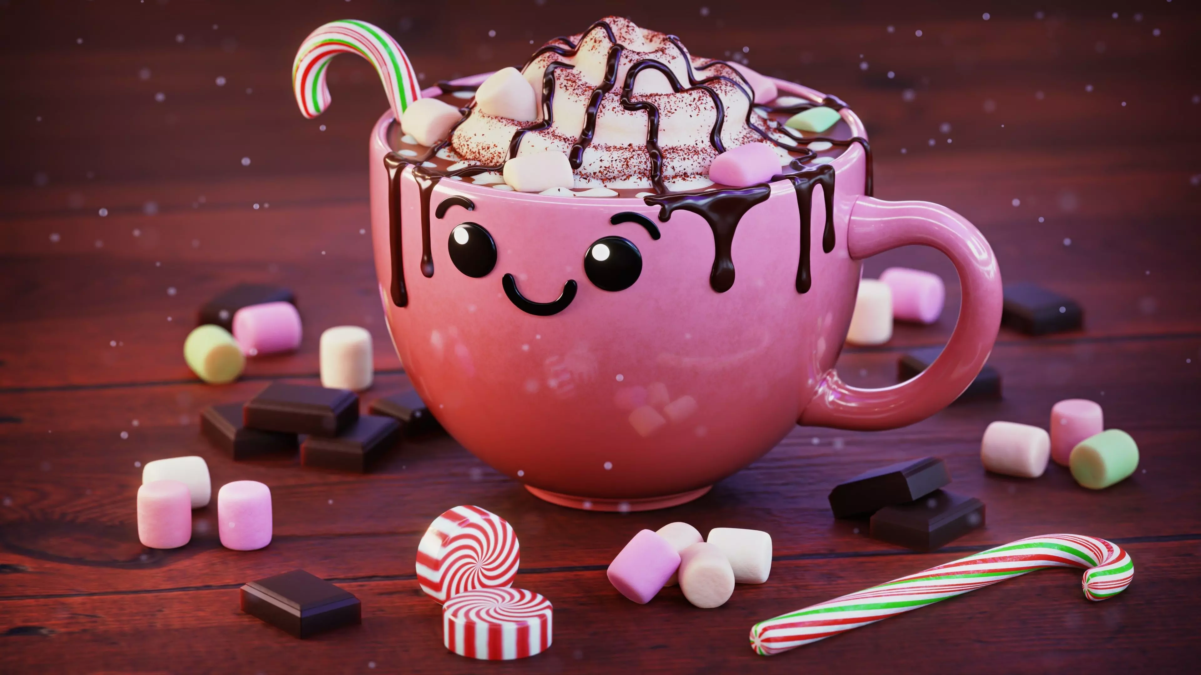 Cozy Winter Cocoa 3D model