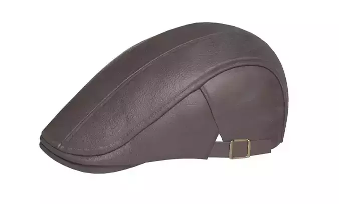 Newsboy Hat Coffee 3D Model