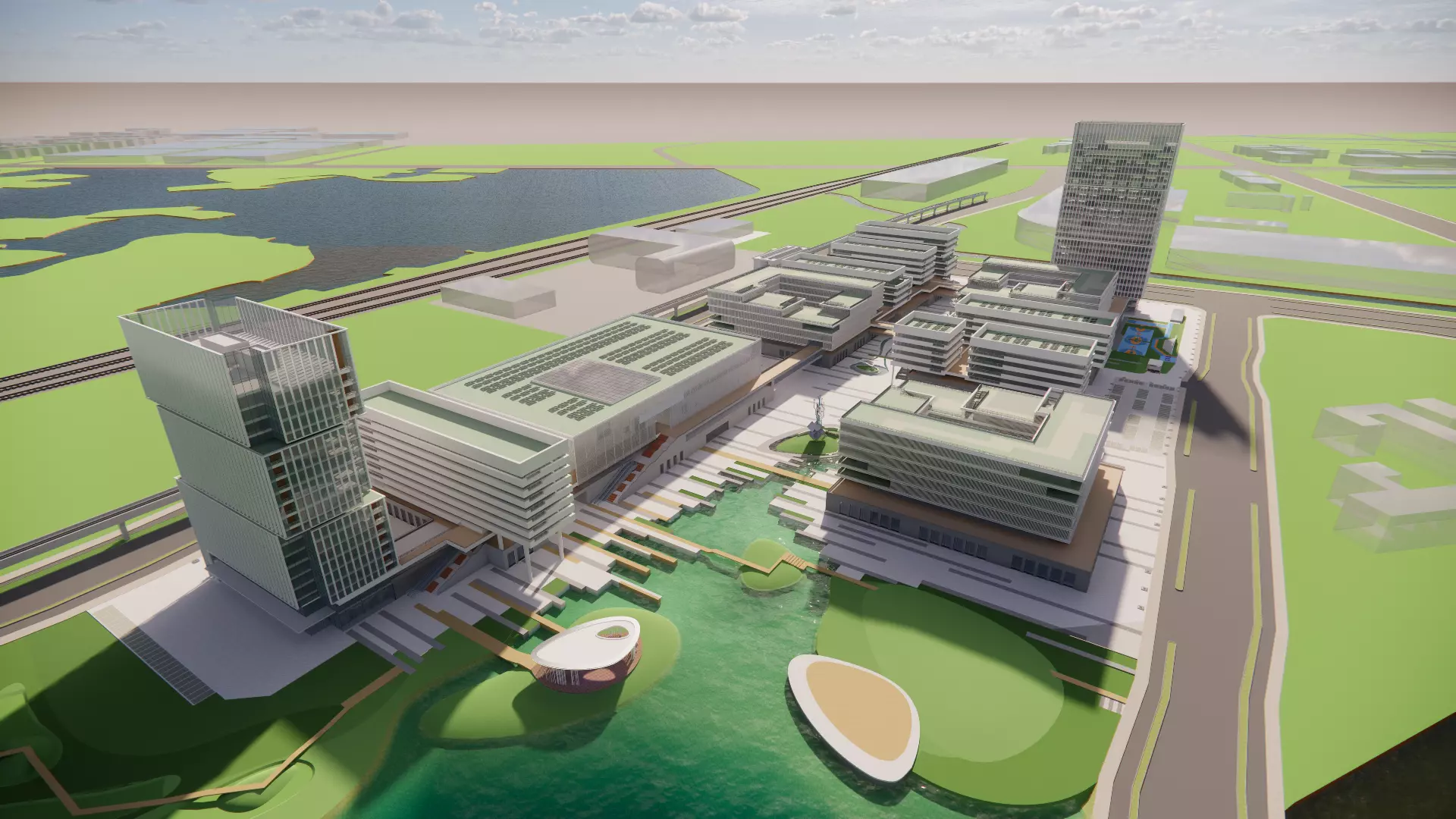 Modern City Block -A16 3D model