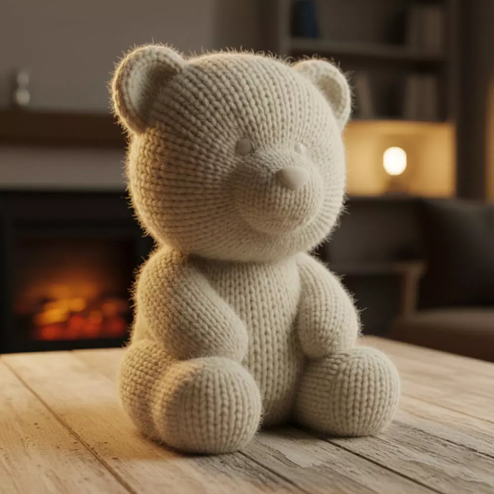 Cute Cloth Bear 3D Model for Printing Free 3D print model