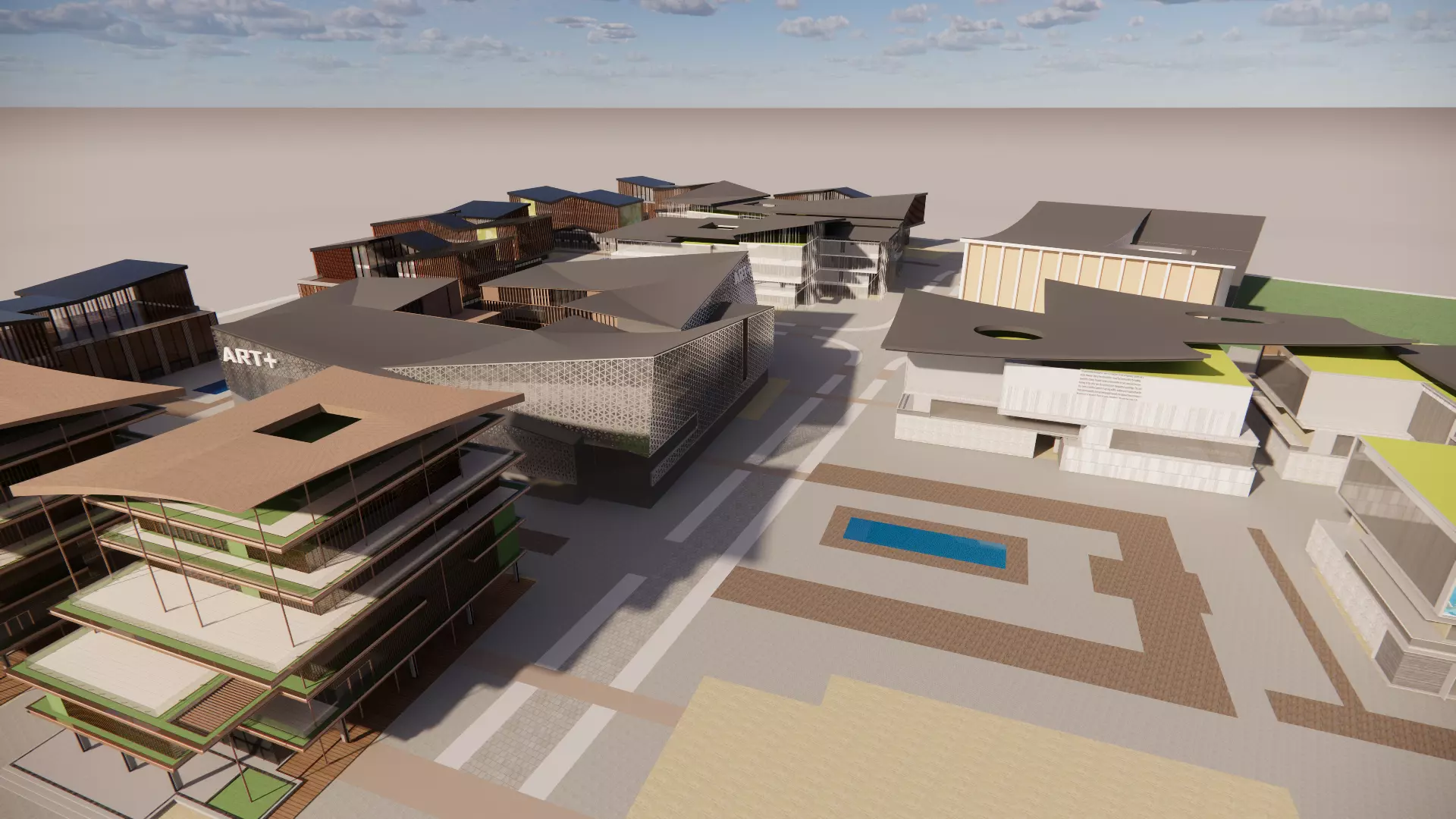 Modern City Block -A13 3D model