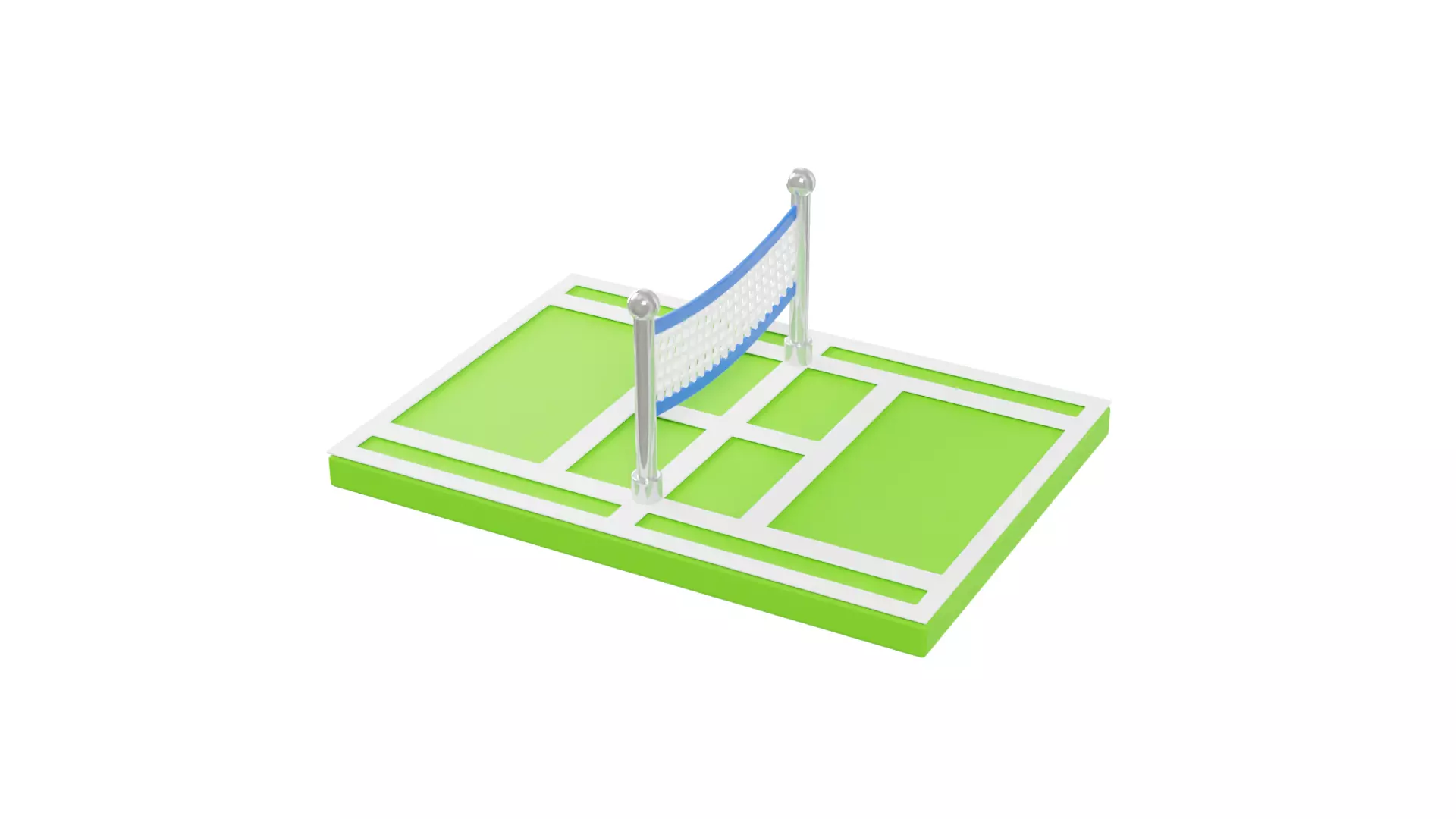 Tennis Court 3D model