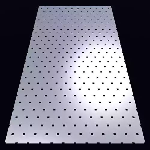 Perforated panel with 5 percent opening 25O135